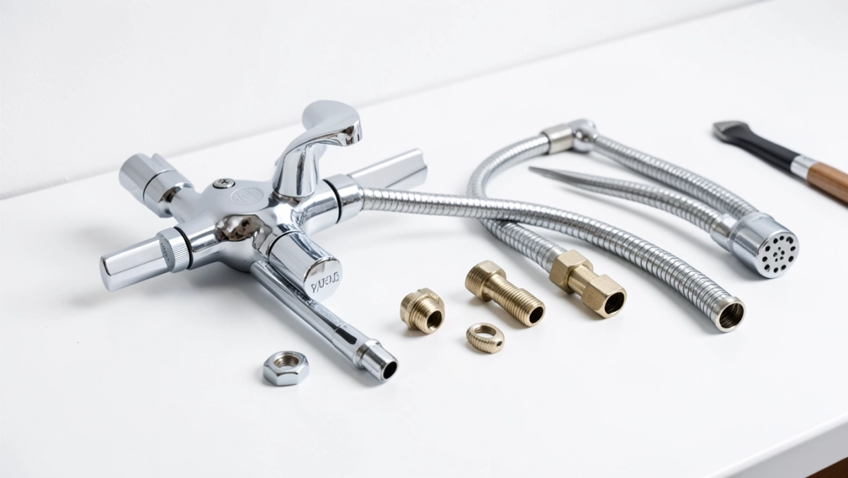 budowa baterii prysznicowej