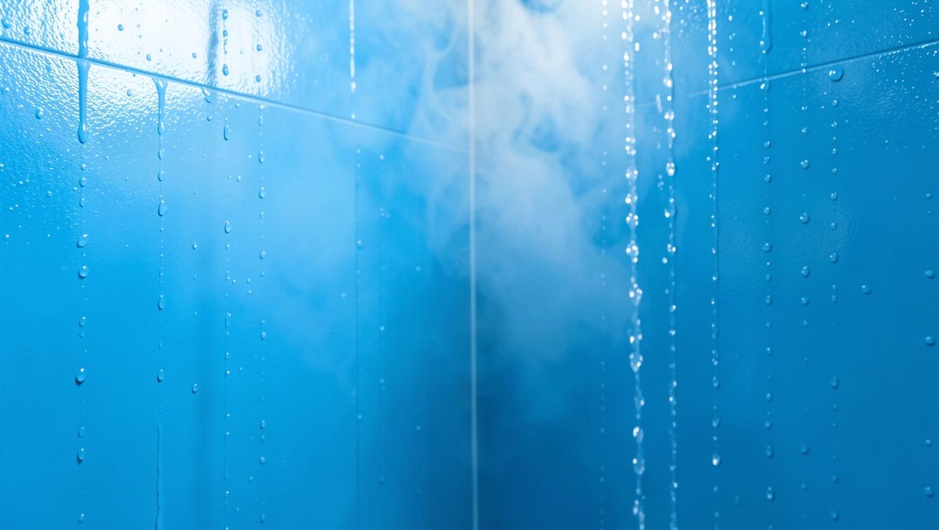 farba zamiast płytek pod prysznicem