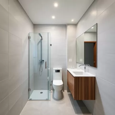 Aranżacja małej łazienki z prysznicem 3m2