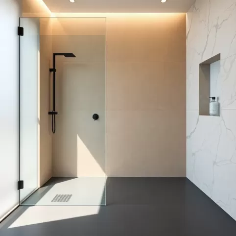 Co zamiast płytek pod prysznic