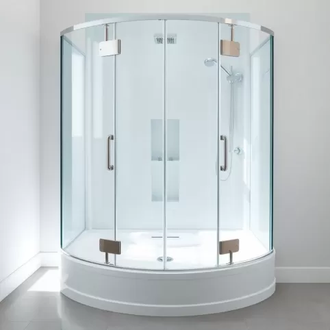 kabina prysznicowa wolnostojąca z brodzikiem