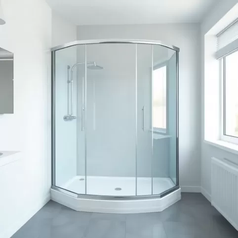 kabina prysznicowa z brodzikiem 90x90