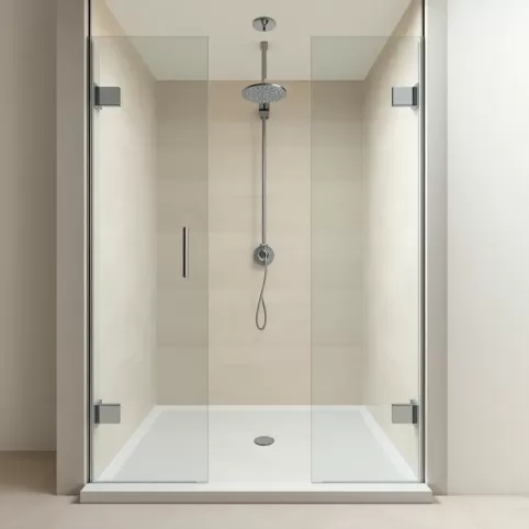 kabina prysznicowa z niskim brodzikiem