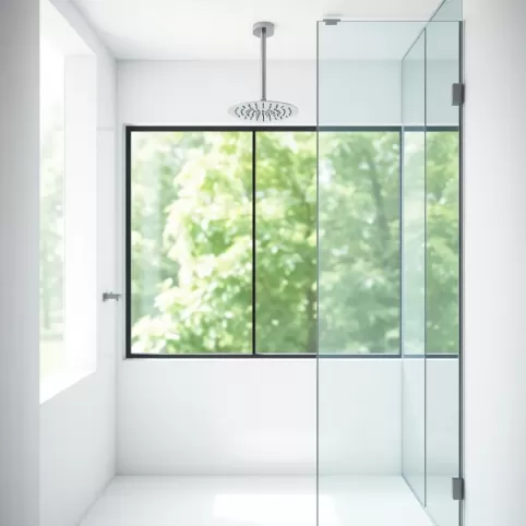 Kabina prysznicowa z oknem