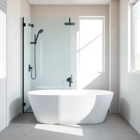 Łazienka z wanną i prysznicem inspiracje