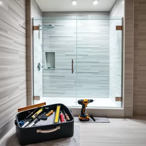 montaż drzwi prysznicowych cena