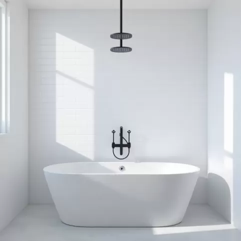 Na jakiej wysokości prysznic w wannie