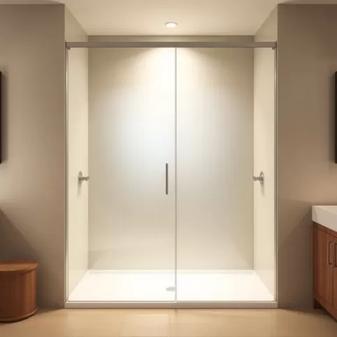 Panel szklany do łazienki prysznic