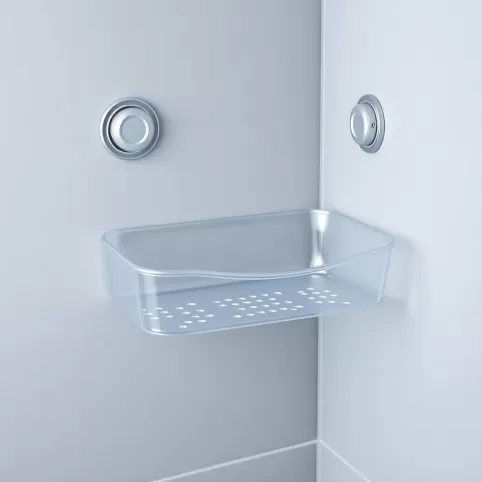 Plastikowy koszyk pod prysznic