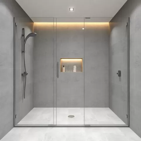 prysznic bez brodzika cena